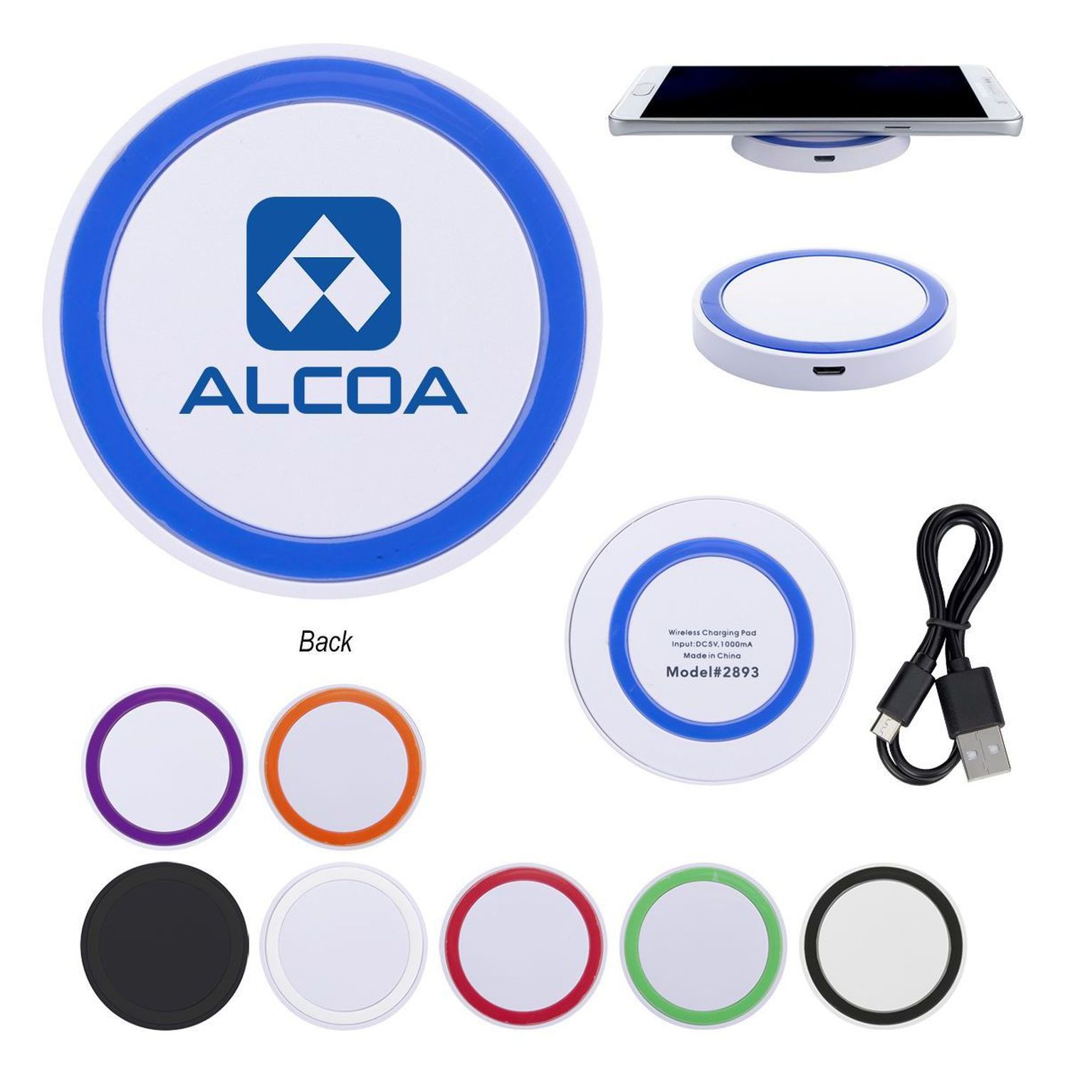 Wireless Charging Pad for Mobile Devices - 0.36" L x 2.74" W
